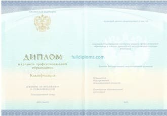 Диплом техникума Спецбланк2014-2023 годов